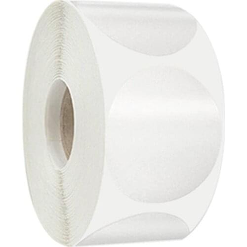 100-500pcs Transparent Round Self-Adhesive Stickers business Package seal Labels Scrapbooking Cookie Bag Sealing Tag DIY Gifts