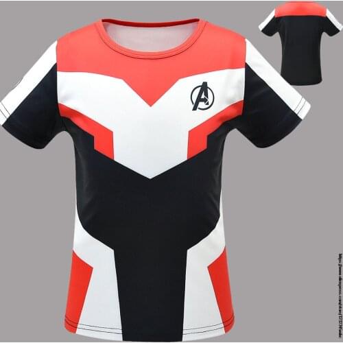 Disney Summer Kids Tshirts Big Boys T-shirts Superhero Avengers 4 Gamer Style Girls Children Clothing Logo Print Tops