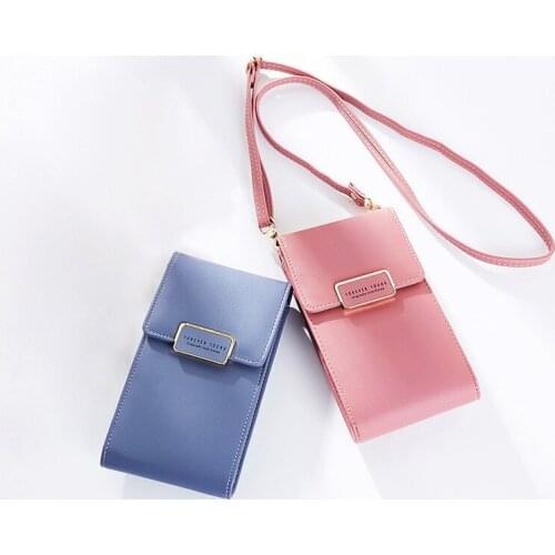 Small Bags Shoulder For Womens Wallets And Purses Card Holder Black Pink Travel Wallet Slim Portefeuille Femme 2019 hot selling