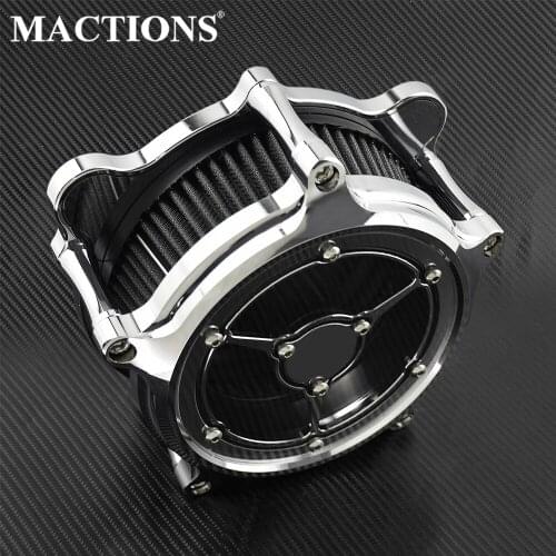 Motorcycle Transparent Air Intake Filter Chrome Air Cleaner For Harley Sportster XL883 Touring FLHX FLHR Dyna FXDB Softail FLSTF