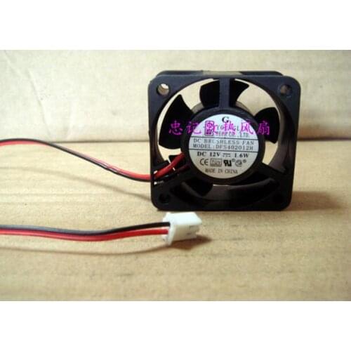 Original YOUNGLIN 40*40*20 12V 1.6W DFS402012H 2 wire 4cm fan