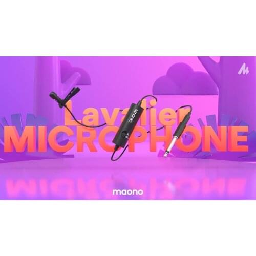 Wired & Portable dynomic lavalier microphone use in dslr camera microphone mike