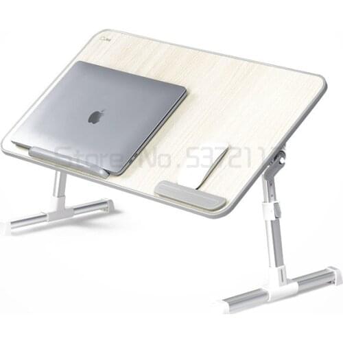 Dormitory bed table adjustable lifting mobile household folding lazy table childrens learning writing table