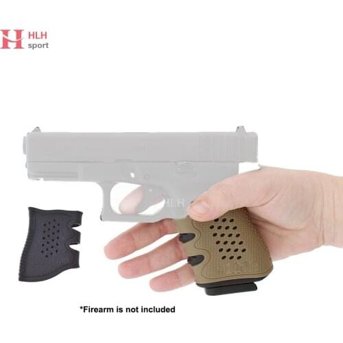 New! Tactical Pistol Rubber Grip Glove Cover Sleeve Anti Slip for Most of Glock 17 AR15 M4 AK-47 SIG Sauer P09 Airsoft Hunting
