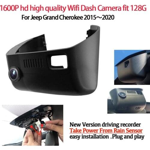 Hd 1600P Easy Installation Car dvr wifi Dash Camera Video Recorder Dash Camera For Jeep Grand Cherokee 2015 2016~ 2018 2019 2020