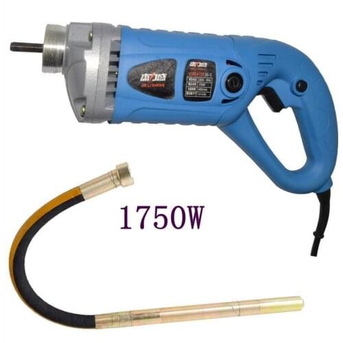 High Power Concrete Mixer Vibrator 220V 1750W Stable Voltage Motor Concrete Mixing Tool Electric Cement Soil Concrete Vibrator