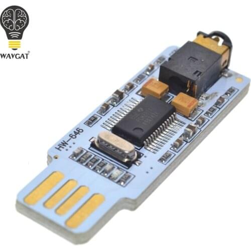 WAVGAT Mini PCM2704 USB Audio Sound Card DAC Decoder Board Free Drive for PC laptop