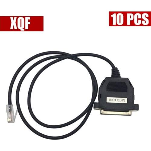 XQF 10PCS Programming cable for Motorola MCX1000 write frequency line 25 pin interface