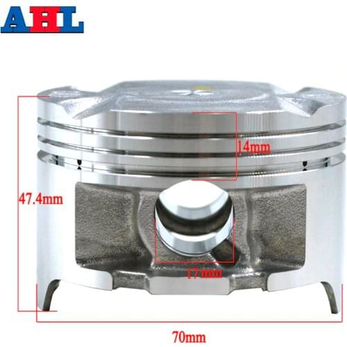 For Honda AX-1 250 NX250 XL250 KW3 AX 1 Motorcycle Engine Parts STD ~ +50 Cylinder Bore Size 70mm 70.25 70.50 Piston & Rings Kit