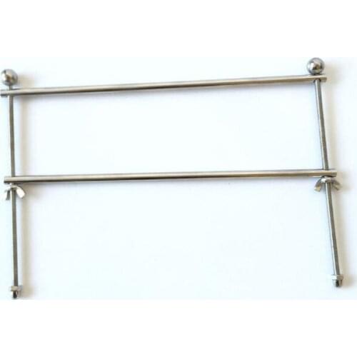 Female Adjustable Stainless Steel Bondage Breast Press Clips Nipple Squeeze Stimulator Clamps Device Cangue Adult BDSM Sex Toy