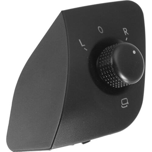 1PC For Seat Ibiza 2009-2015 Car Exterior Side Mirror Adjust Switch Knob 6J1 959 565 6J1959565