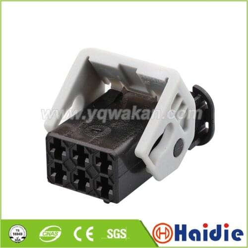 2sets 6pin auto wiring harness plug cable electric plug connector 1475104-1/0-1475057-1