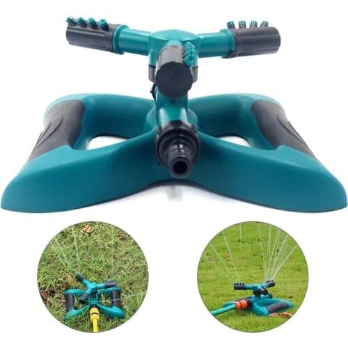 360-degree Automatic Rotation Sprinkler with Base Adjustable Direction Nozzle Sprayer Garden Lawn Fruit Forest Sprinkler Tool
