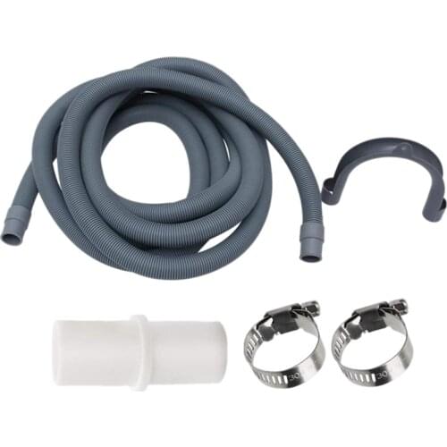 4 Pcs Washing Machine Drainage Pipe Hose,Washer Drain Hose for Washing Drainage Pipe,with U Shape Holder