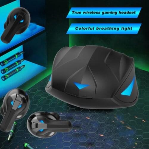 Wireless Bluetooth-compatible5.0 Headphones Control Gaming Headset Stereo Bass With Mic Noise Reduction TWS In-Ear Earphone