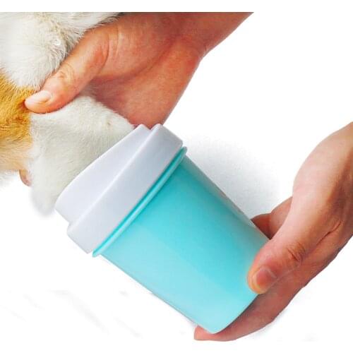 Pet Dog Paw cleaner Cup Cat Dog foot Cleaner Cup Pet Feet Cleaning Soft Paw Foot Brush Dirty Feet Washing Pet Cleaning Supplies