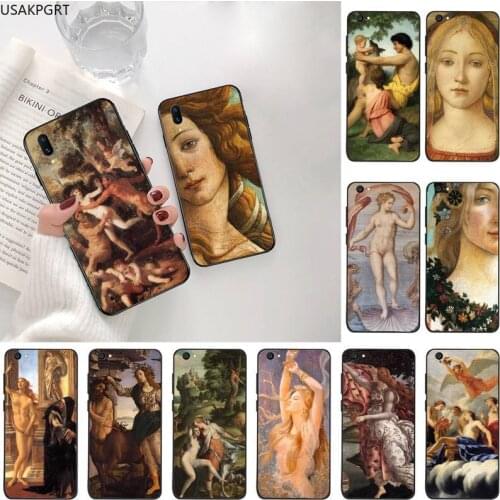 Art Paintings The Birth Of Venus DIY phone Case cover Shell For Vivo Y91c Y17 Y51 Y67 Y55 Y7s Y81S Y19 V17 vivos5