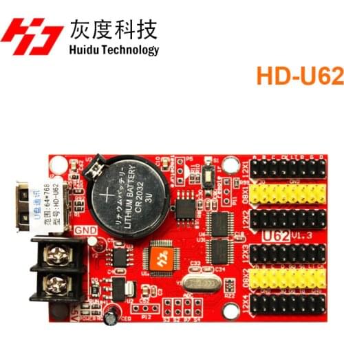 Huidu HD-U62 U-disk single color led card work for single color and two colors led video display modules