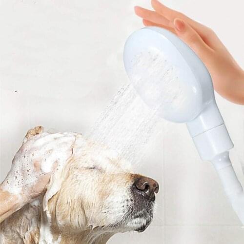 Pet Bathing Tool Comfortable Shower Tool Cleaning Washing Bath Sprayers Dog Cat Brush Pet Supplies Wholesale hear indoor