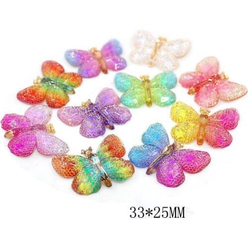Diy Resin Butterfly Accessories Embellishments For Scrapbooking Decor Headwear Accessories Handmade Materials Photography Props