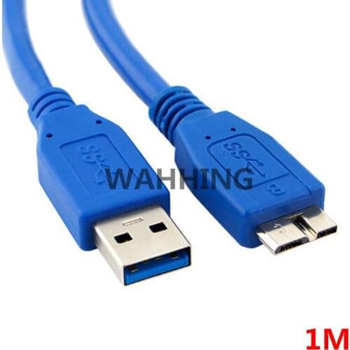 USB3.0 USB 3.0 Male A to Micro B Cable Cord Adapter Converter For Samsung Galaxy Note3 S5 External Hard Drive Disk HDD HY1102