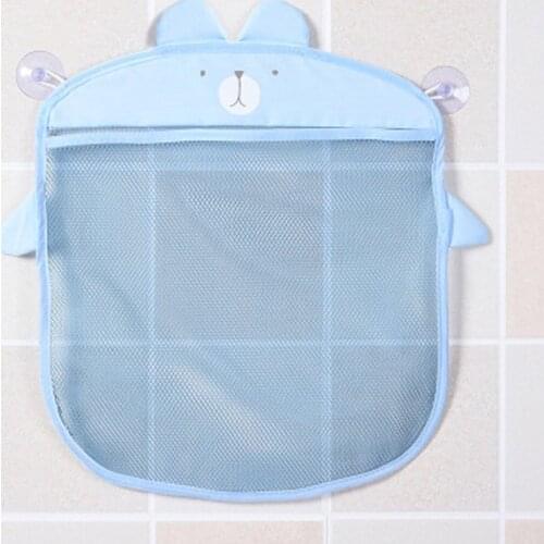 MultiPurposes Korean Fashion Sucker Design Cartoon Home Bathroom Mesh Bags Waterproof Baby Kid Toy Storage Net Bag Drop Shipping