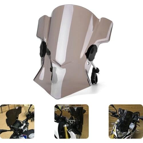 Motorcycle WindScreen Wind Deflectors For Honda CB600F Hornet CB650F CB125F CB1300 CB 1000R 1000 For Husqvarna Nuda 900R Smoke