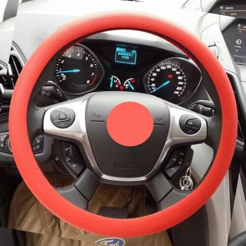 Soft Silicone Steering Wheel Cover Shell Skidproof Odorless Eco Friendly for Subaru Forester Outback Legacy Impreza XV BRZ