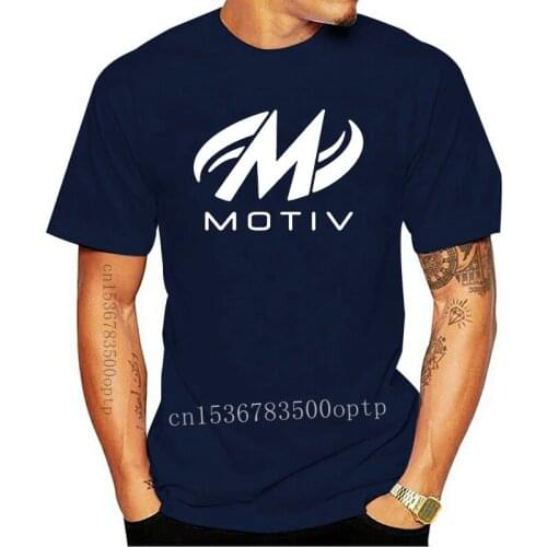 New MOTIV BOWLINGed logo t-shirt USA Male Battery Funny Cotton Tops