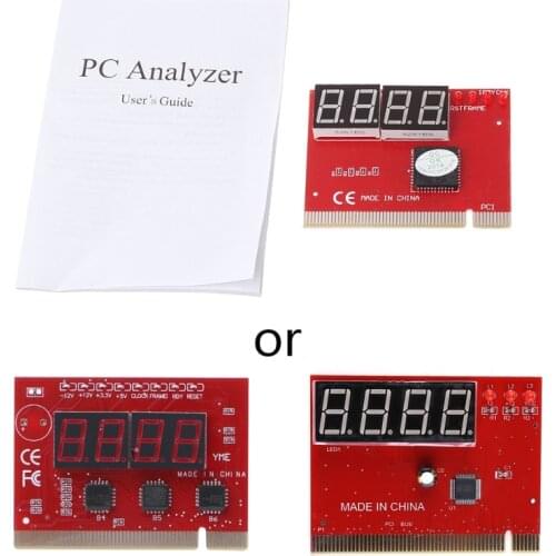 New Computer PCI POST Card Motherboard LED 4-Digit Diagnostic Test PC Analyzer
