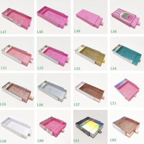 Wholesale Eyelash Packaging Box Lash Boxes Packaging Custom Caux Cils 3D Mink Eyelashes Mangtice Package Storage Case Vendors