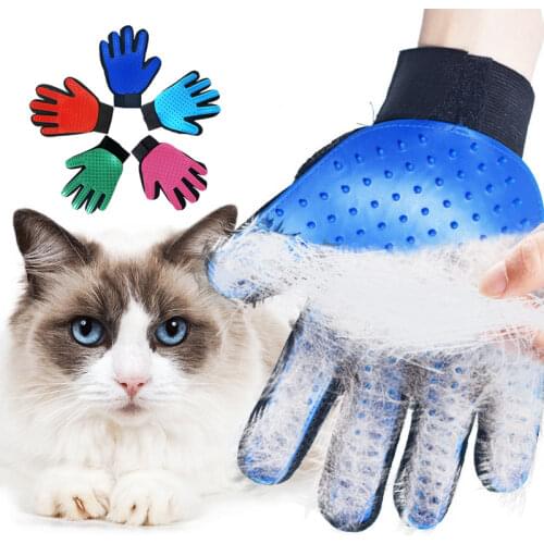 Cat grooming glove for cats wool glove Pet Hair Deshedding Brush Comb Glove For Pet Dog Cleaning Massage Glove For accessories