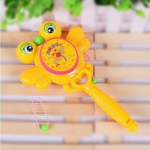 Rattles rattl Infants And Young Children Toys To Whistle Dragonfly Rattle Hand Drum Rattles Infant Unisex Cheering Stick