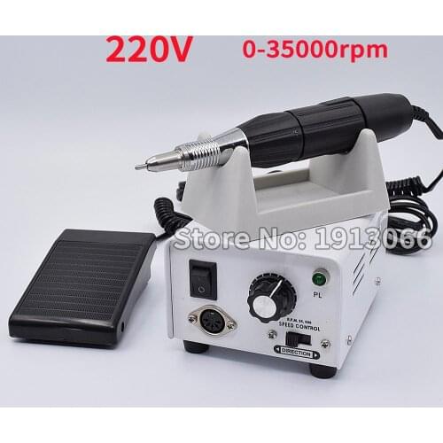 High Quality Strong 90 Micromotor Hand Polishing Polisher Dental Lab equipment 220V 0-35000 rpm with 102 Handpiece for jewelry