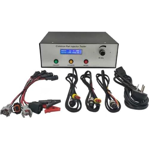 CRI201 diesel common rail injector tester for Bosch Denso Delphi CAT magnetic and piezo injectors testing with counting function