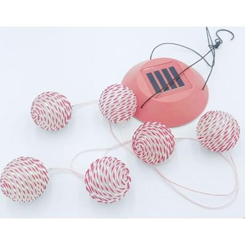 Outdoor LED Solar Lamp Ball Wind Home Garden Christmas Decor Solar Light Solar Powered Color-Changing Wind Chime Light