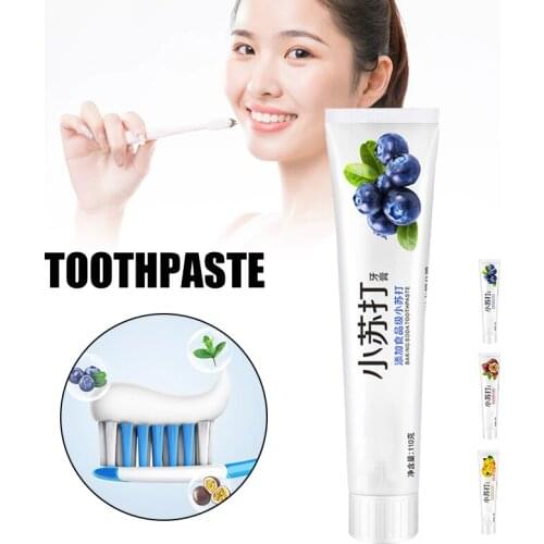 Baking Soda Fruit-Flavored Toothpaste Food-Grade Double Whitening Fresh Breath Solid Teeth and Tartar Removal SANA889