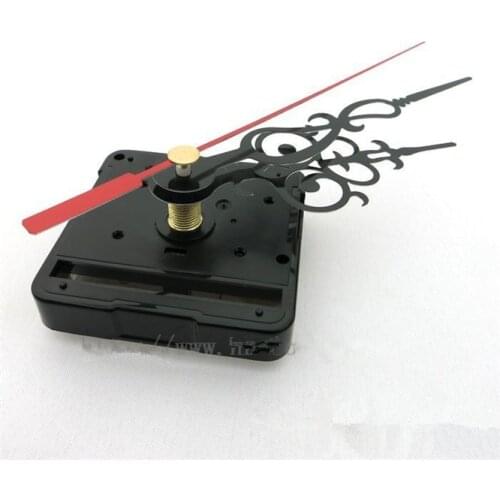 10sets DIY Clock Mechanism Hanging Black Quartz Watch Wall Clock Movement Mechanism Parts Repair Replacement Essential Tools