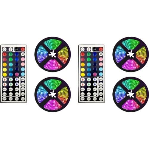 10M Waterproof Led Strip Lights with 44 Keys Controller Flexible Color Changing RGB Light Strips