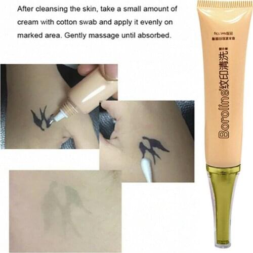 10 PCS Natural Plant Extract Permanent Tattoo Removal Cream Painless Skin Tattoo Cleaning Permanent