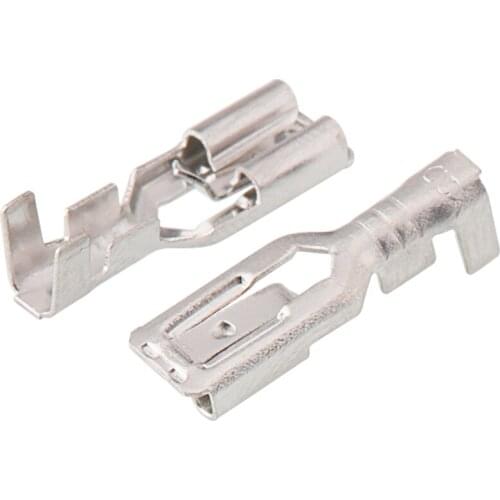 100 PCS 4.8 series self-locking with lock buckle switch plug spring 187 female terminal block DJ622-J4.8A