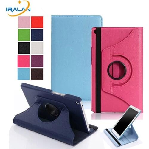 360 Rotating PU leather Cover For Huawei MediaPad T3 8.0 KOB-L09 KOB-W09 Tablet Folding Case for Honor Play Pad 2 8.0+film+pen