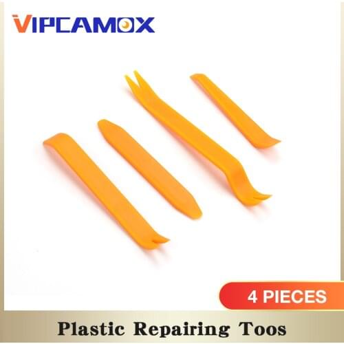 4PCS Thicken Car Audio Disassembly Tool Plastic Pry Bar Door Panel Interior Clip Rocker Crowbar Car Radio Removel Tool