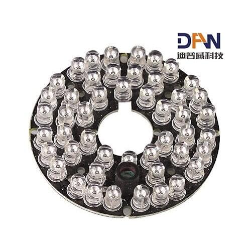 48 LED 5mm Infrared Lamp Board for CCD Camera, IR Distance: 40m