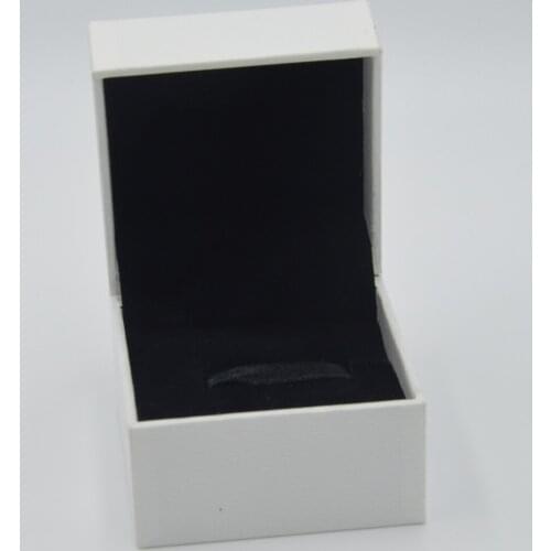 5*5*4cm 10pcs/1lot White Box Ring Display Ring Earrings Gift Velvet Box Compatible With Charm pendant Box DIY Jewelry Box