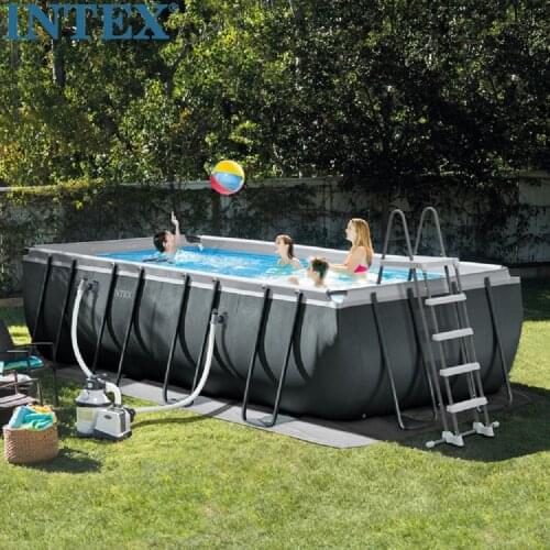 INTEX Large Family Pipe Rack Swimming Pool Rectangular Bracket Paddling Pool 26356