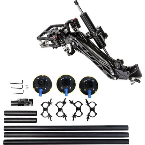 CAME-TV 2-22 Lbs Load Pro Camera Video Stabilizer Rod Mount With Suction Cup Mount GS10-SUCTION