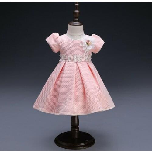 Baby Flower Girl Party Weddind Birthday Formal Tutu Dresses Toddler Girls Pearl Empire Dresses