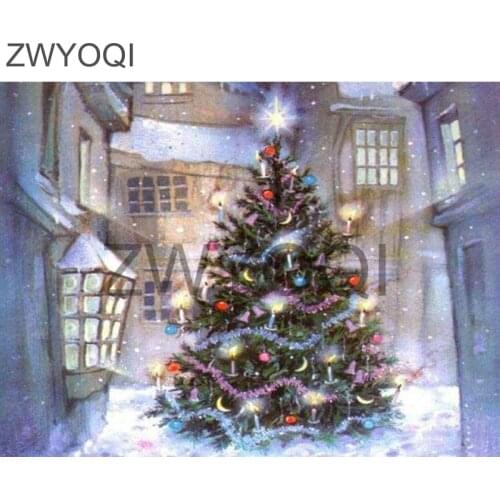 DIY 3D Diamond mosaic tree Full Square Diamond embroidery Christmas tree Full Round Diamond painting Cross stitch Christmas tree