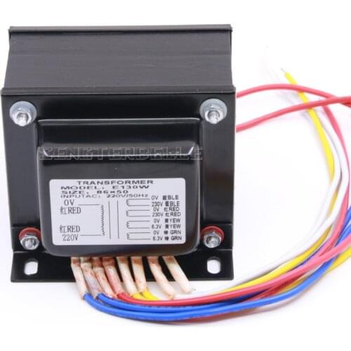 130W Tube Amplifier Transformer 230VX2 6.3VX1 6.3VX1 High quality Transformer For EL34 Tube Power Amp